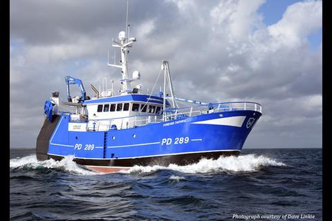 Forever Faithful on sea trials before delivery